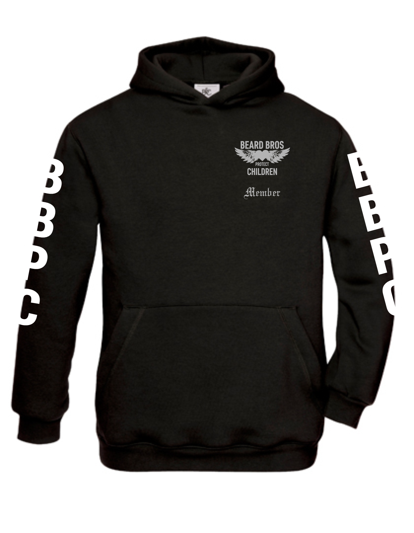 Beard Bros Hoody Kinder Black front.png Beard Bros Hoody Kinder Black front.png