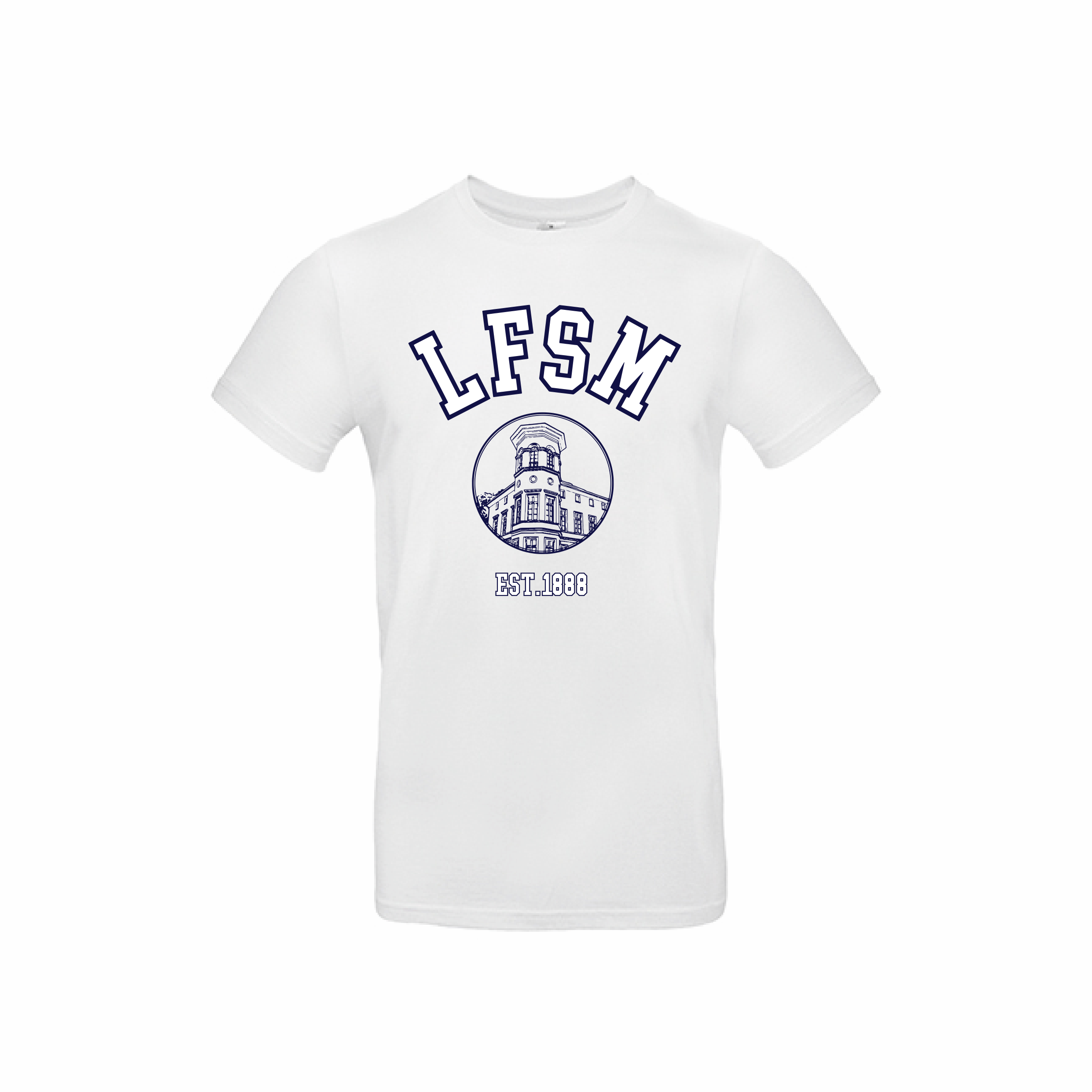 LSFM T-Shirt Herren Front mehrfarbig White.png