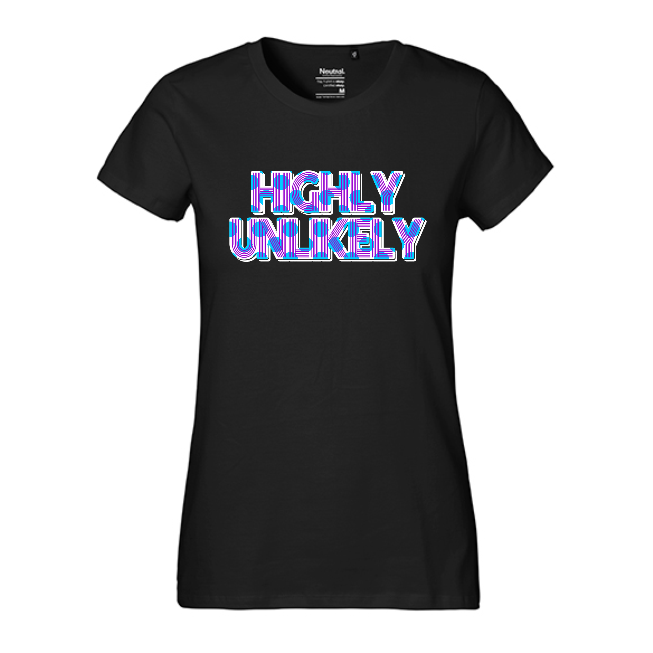 Highly unlikely Ladies´ Classic T-Shirt Black.png