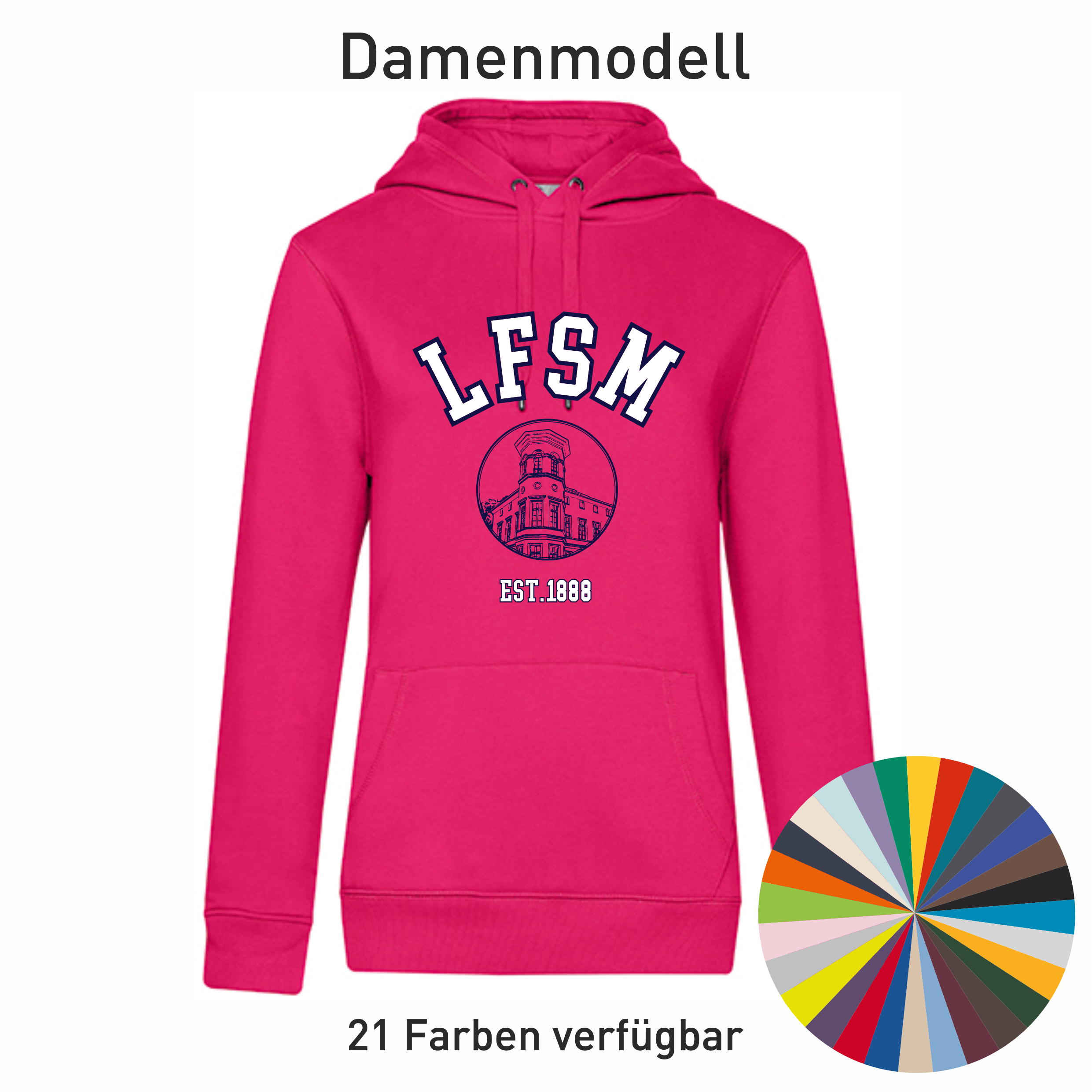 Hoody LFSM ladies multicolored