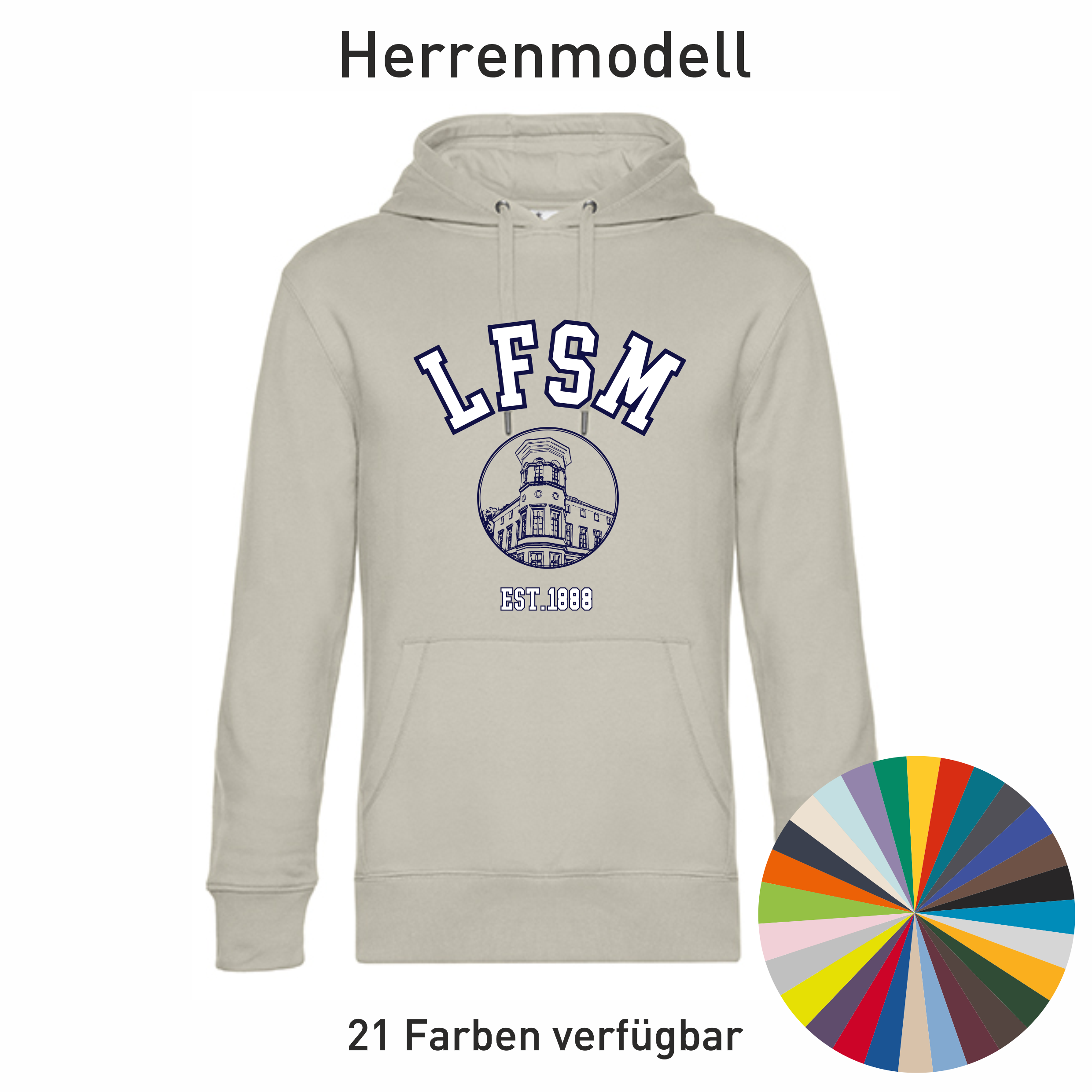 Hoody LFSM men multicolored