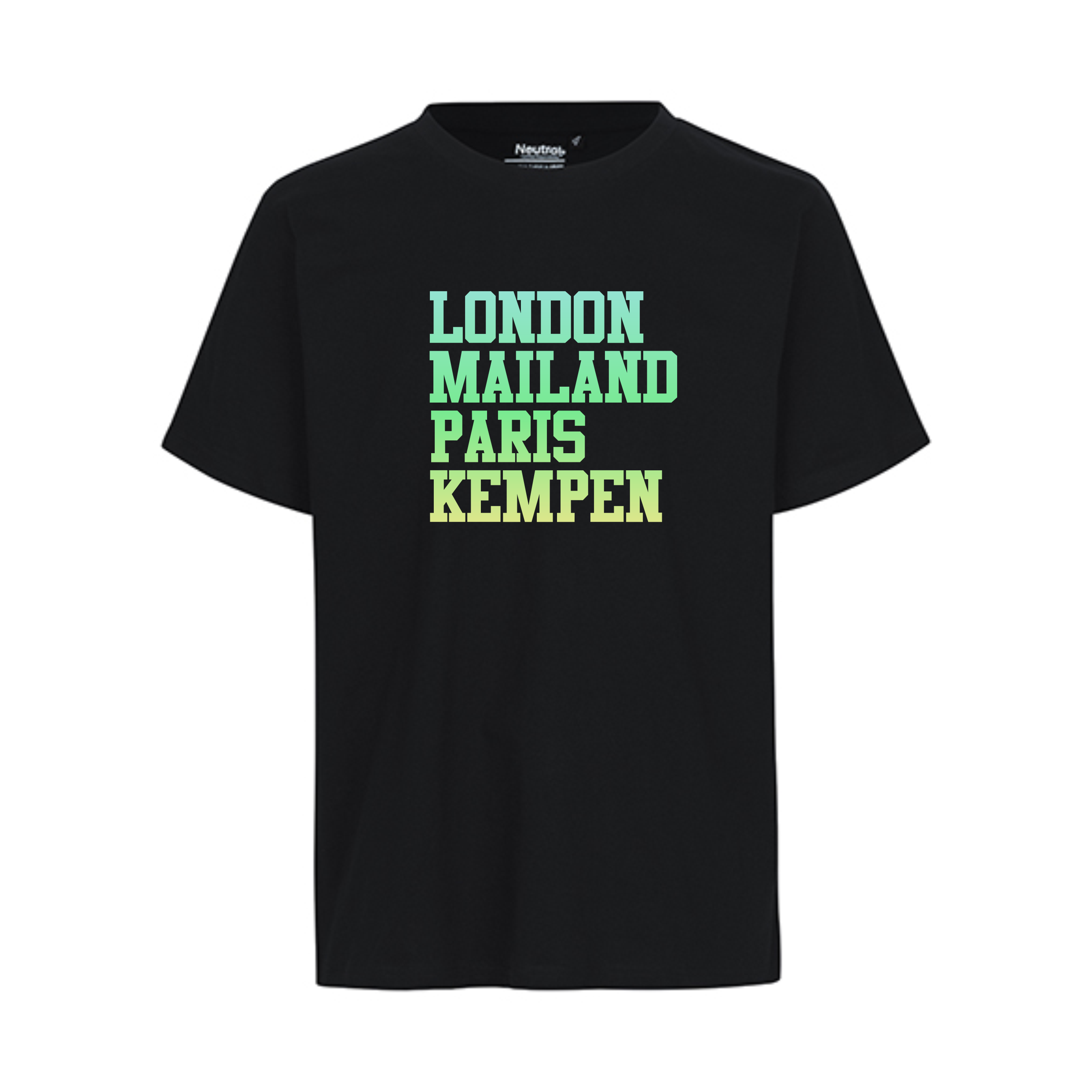 London Unisex Regular T-Shirt Black.png
