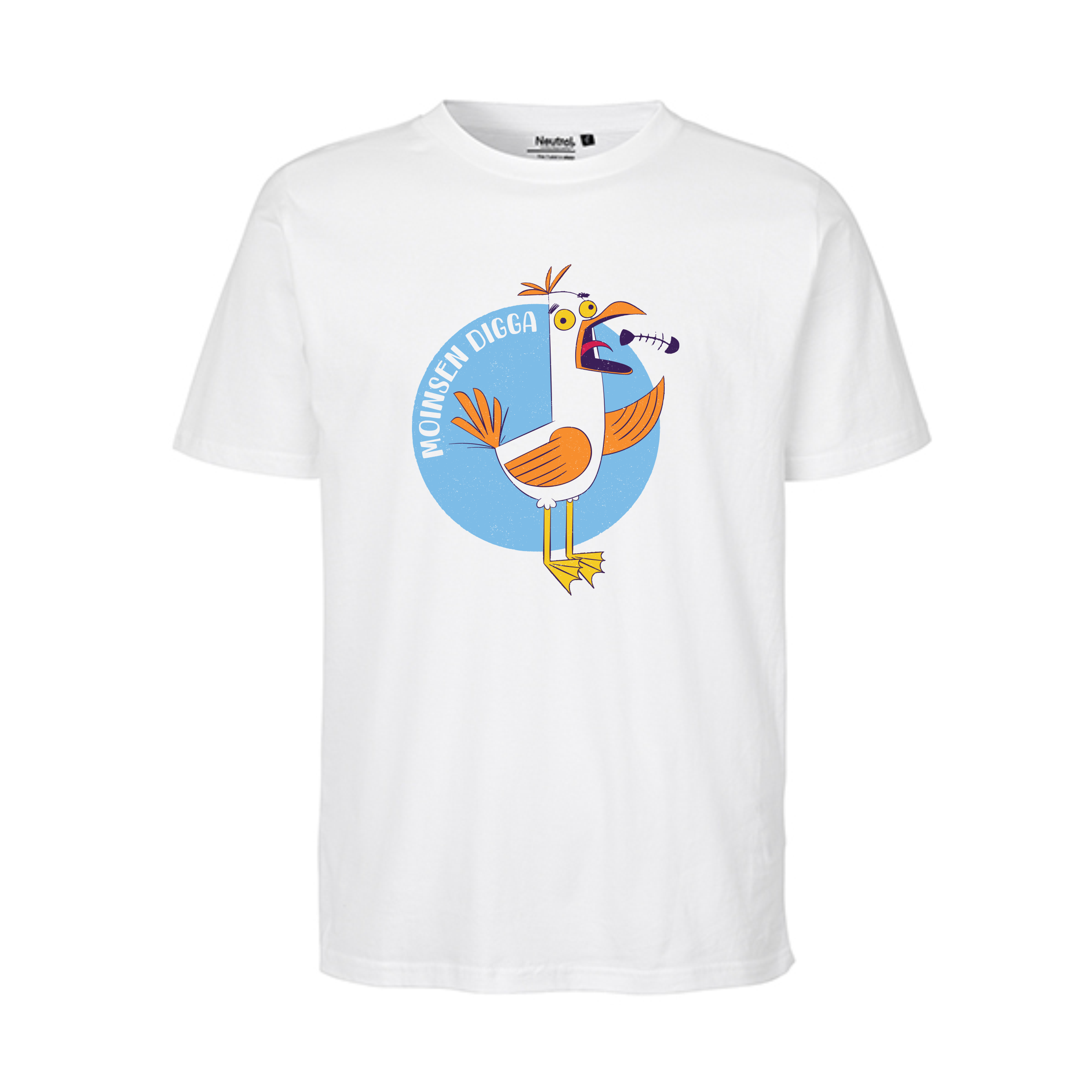 Moinsen Digga Unisex Regular T-Shirt White.png