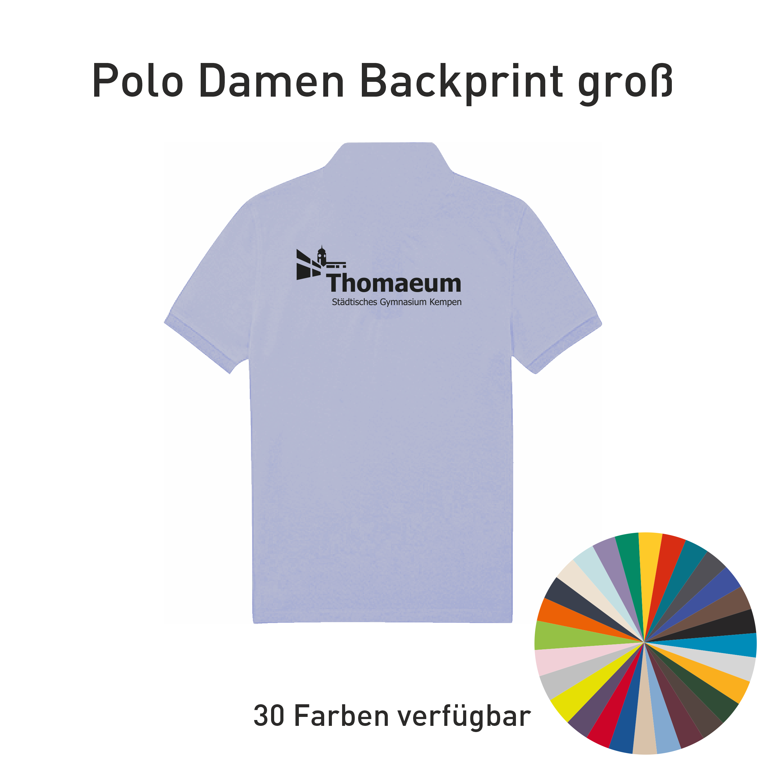 Thomaeum Polo Damen Back Cover