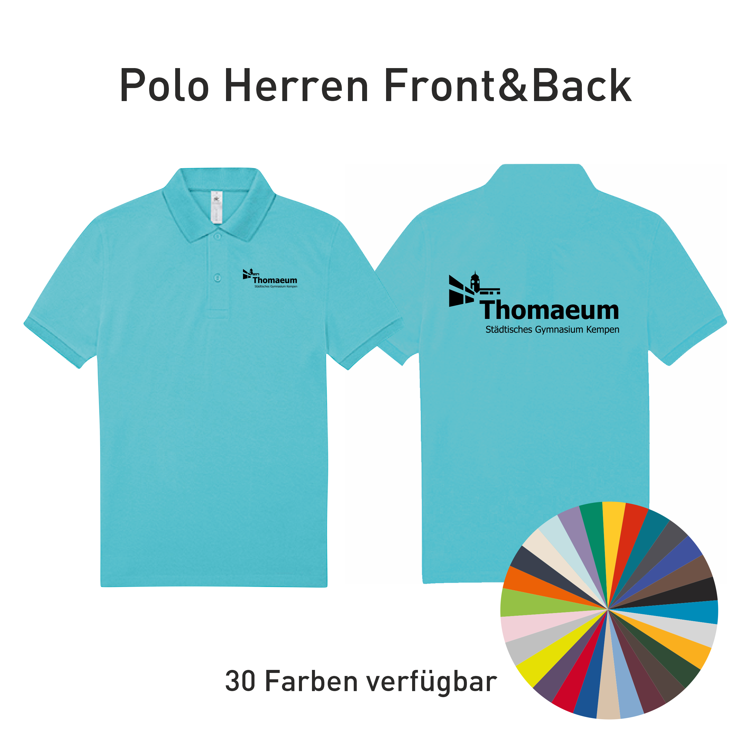 Thomaeum Polo Men's Front&Back Cover