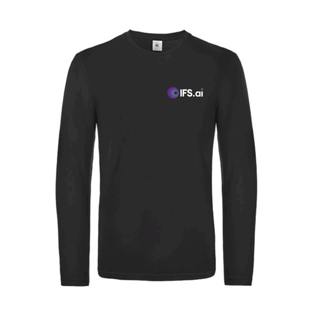IFS Connect Men´s T-Shirt #E190 Long Sleeve Black.png