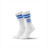 Socken weiß blau Variante 2