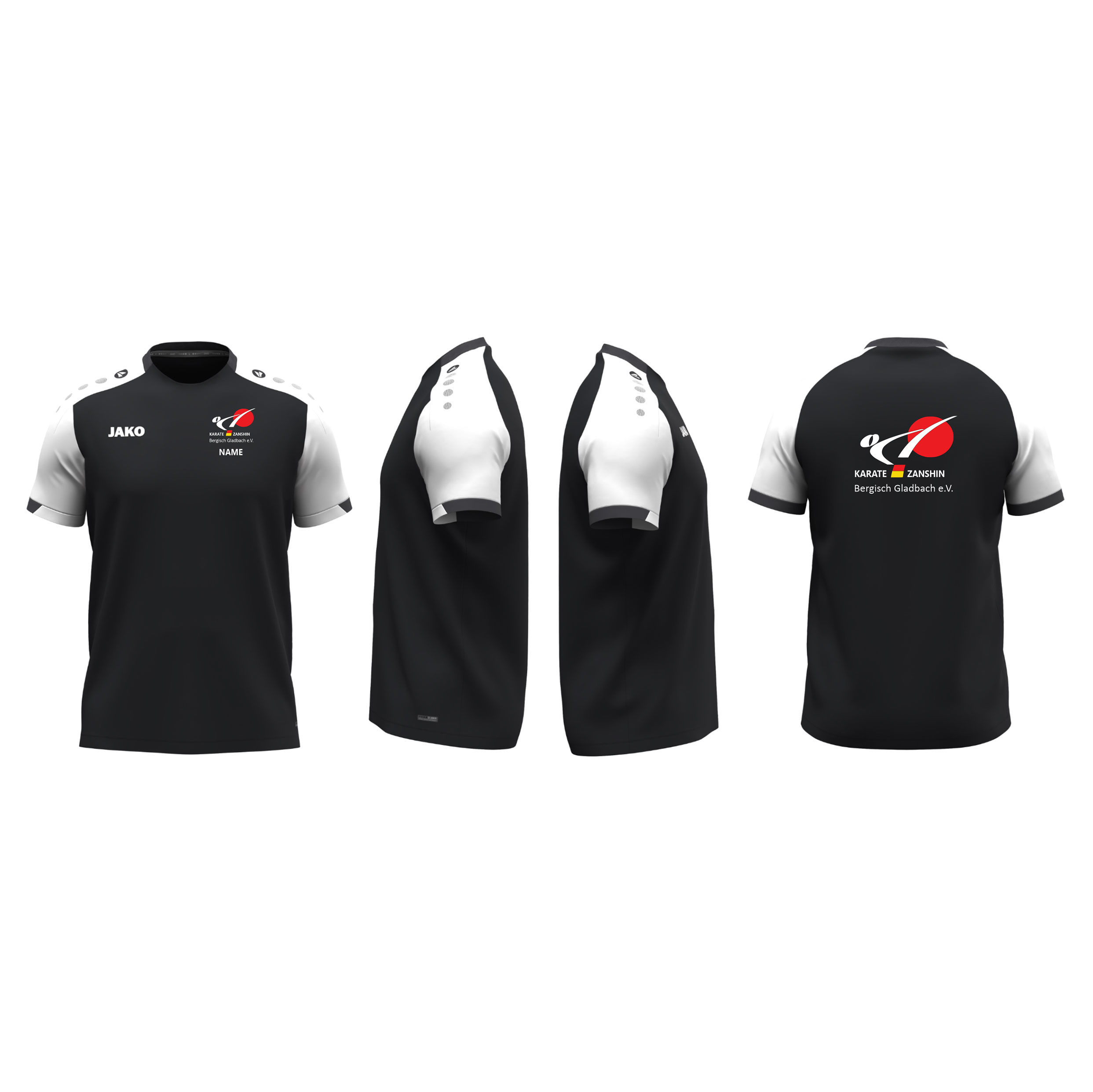 Karate Zanshin T-Shirt mit Logo