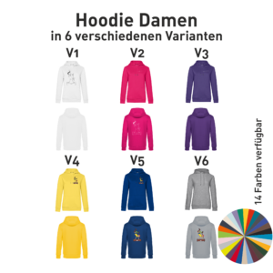 Astrid Lindgren Schule Hüls ALS Hoodie Damen