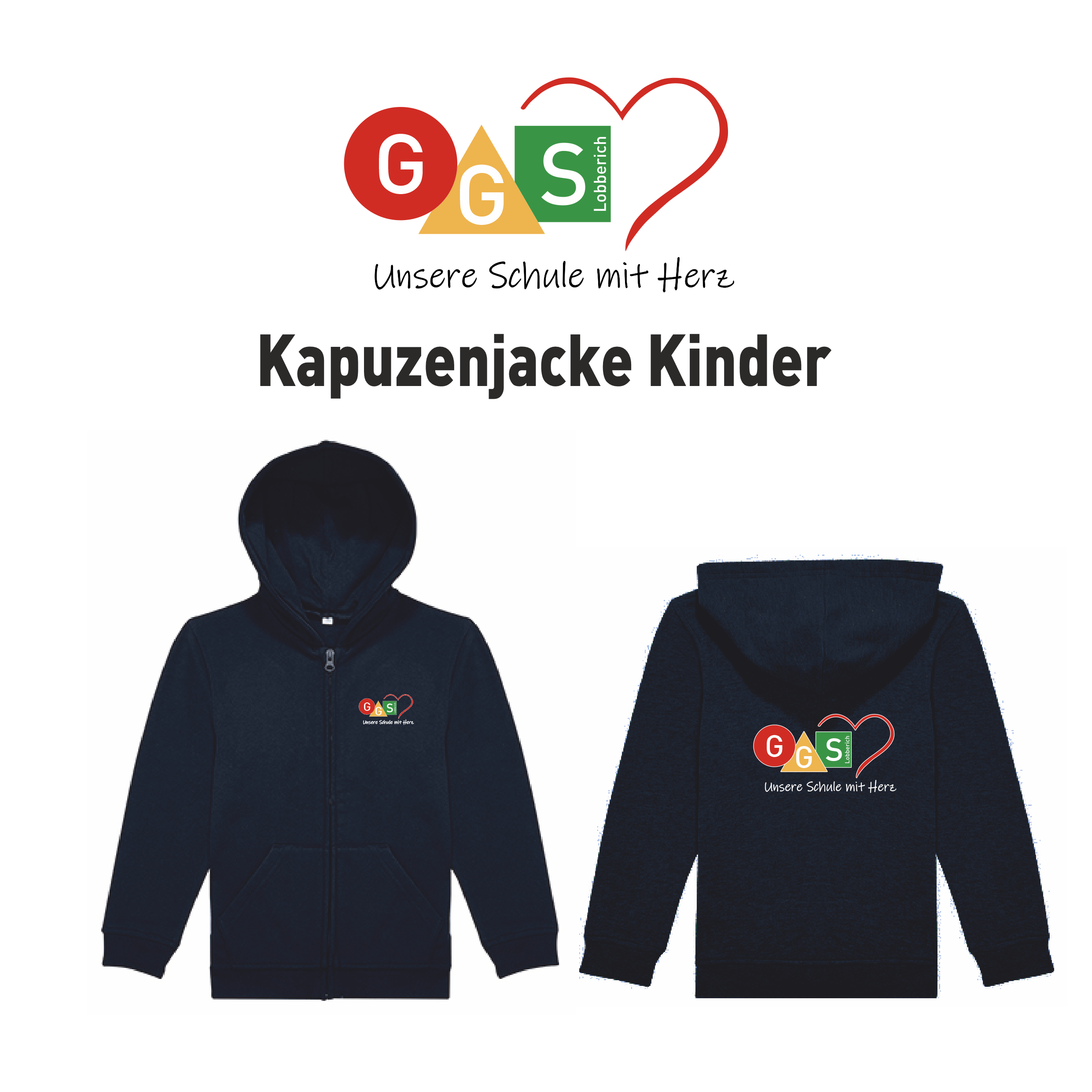 GGS Lobberich Kapuzenjacke Kinder Cover