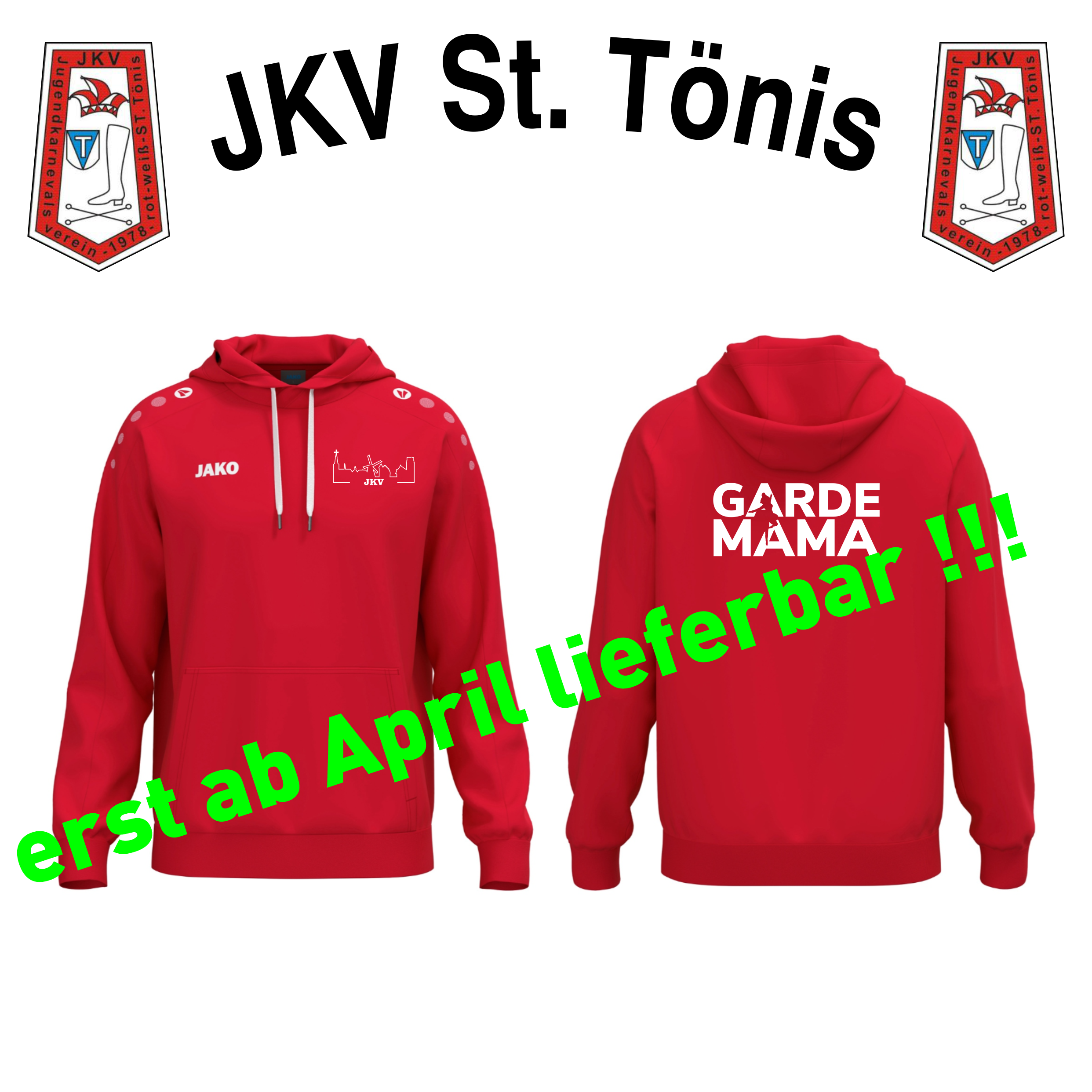 JKV Fan Hoodie 100 (Rot) mit Garde Mama.png