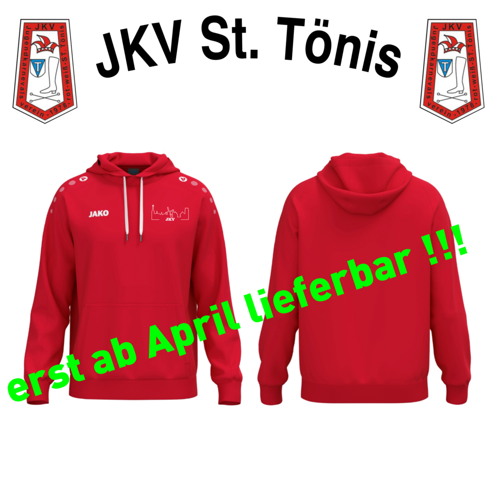 JKV Fan Hoodie 100 (Rot) ohne Rückendruck.png