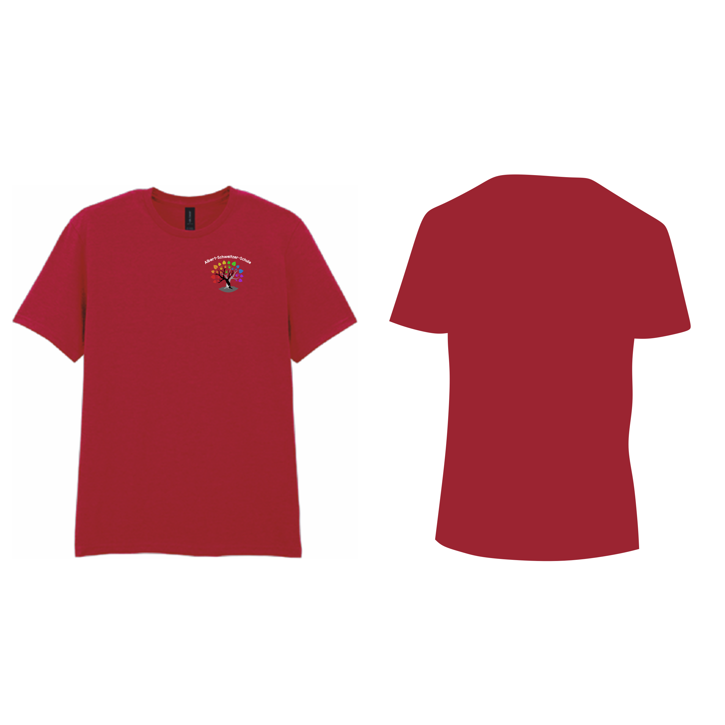 Albert Schweitzer Schule Viersen G64000 Antique Cherry Red (Heather) Logo vorne klein.png