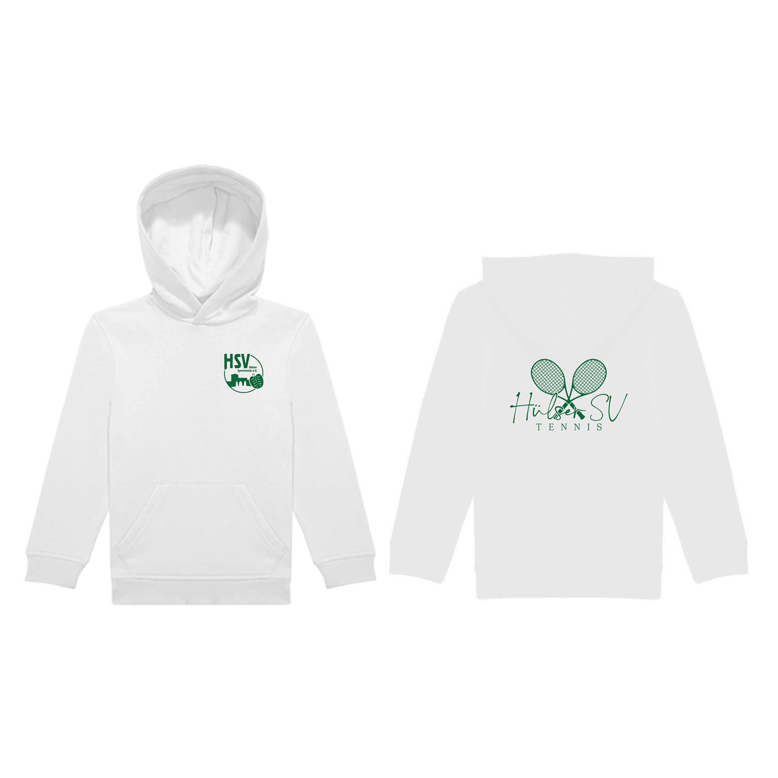 Hülser SV Hoodie Kinder White.png