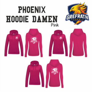 Grefrath Phoenix Phoenix Hoodie Damen pink