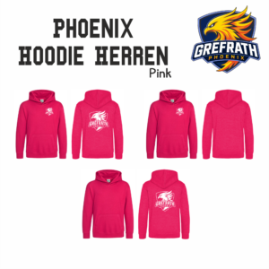 Grefrath Phoenix Phoenix Hoodie Herren pink