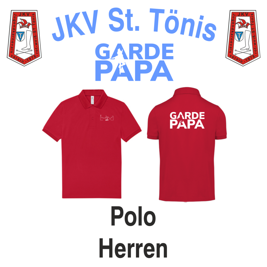 JKV Gardepapa Polo BW Herren Red.png
