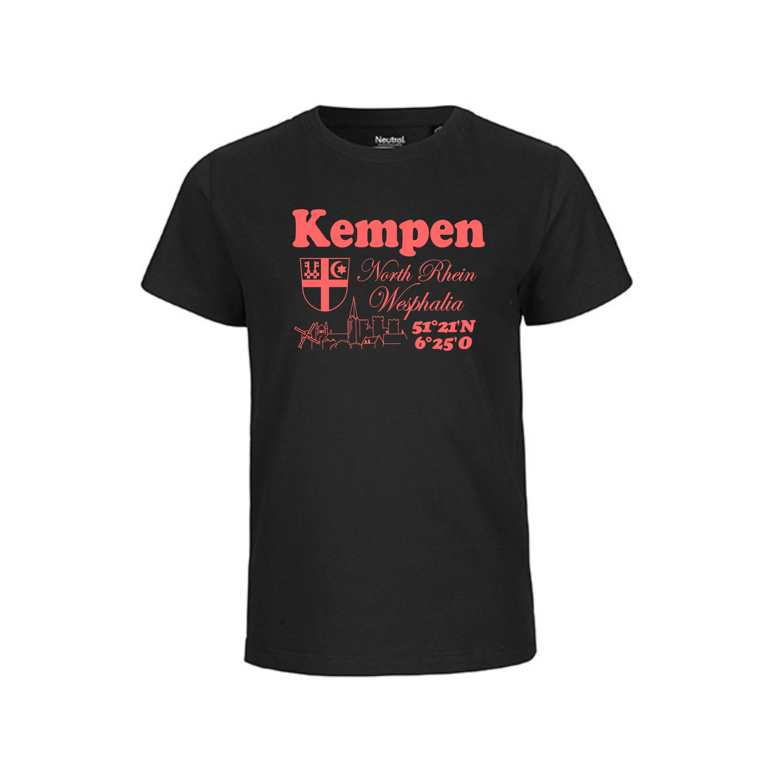 Kempen Kids´ Short Sleeve T-Shirt Black.png