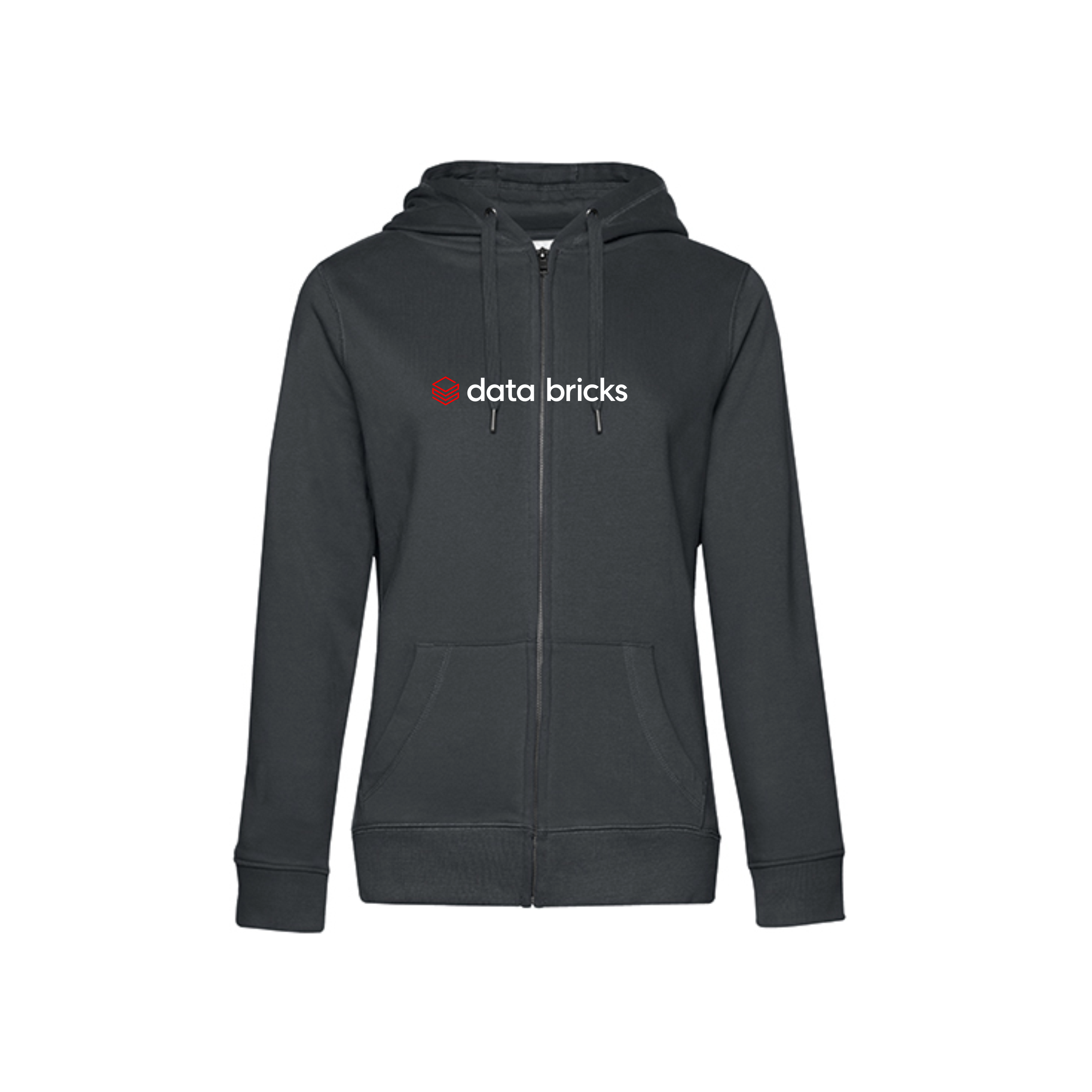 Databricks Zip Hoody Damen VC Asphalt