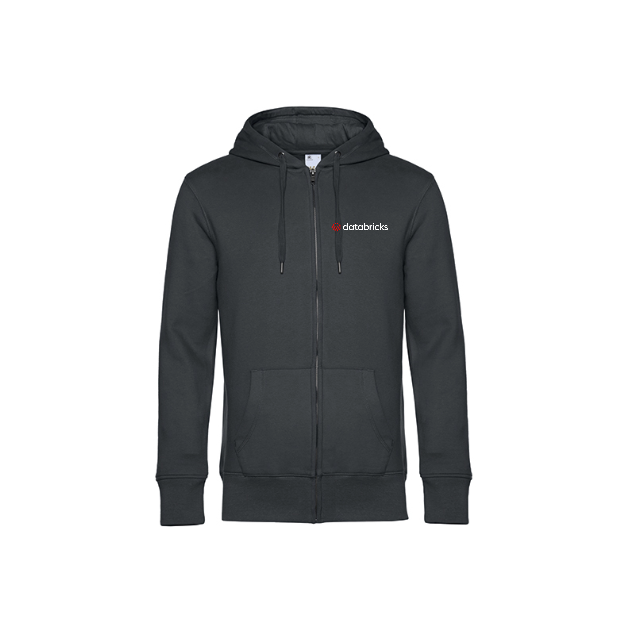 Databricks Zip Hoody Herren VA Asphalt