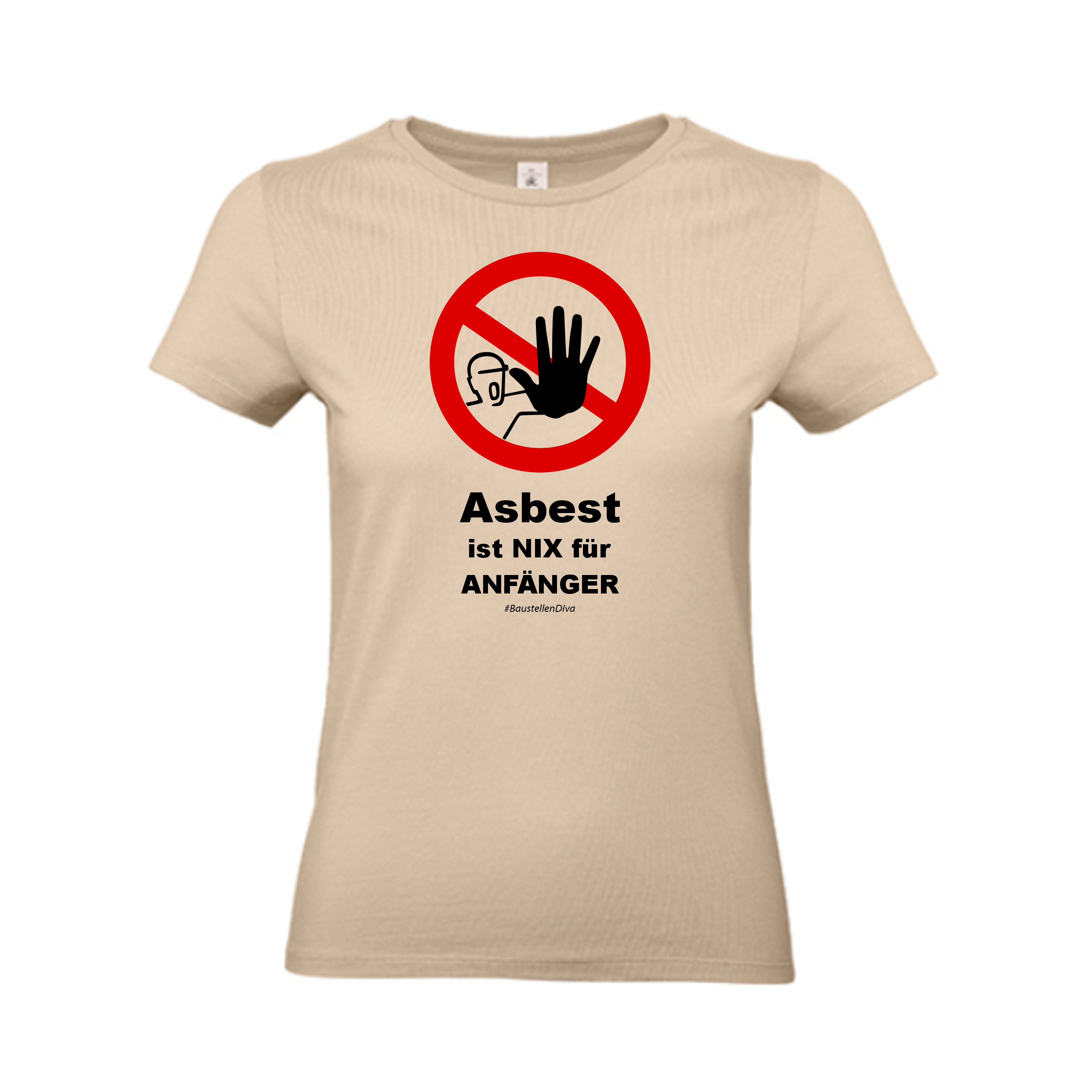 AsbestAnfänger T-Shirt Damen Sand.png