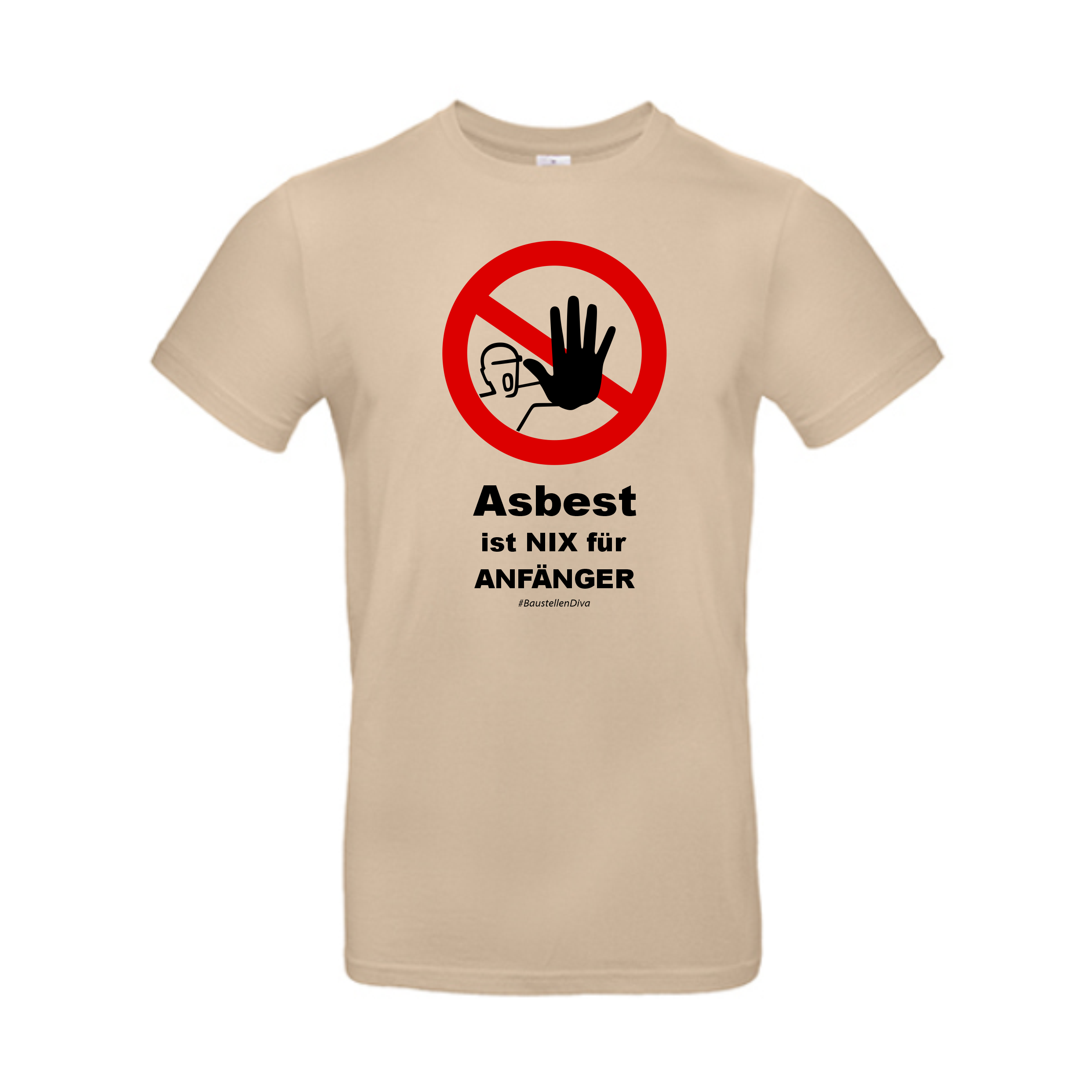 AsbestAnfänger T-Shirt Herren Sand.png
