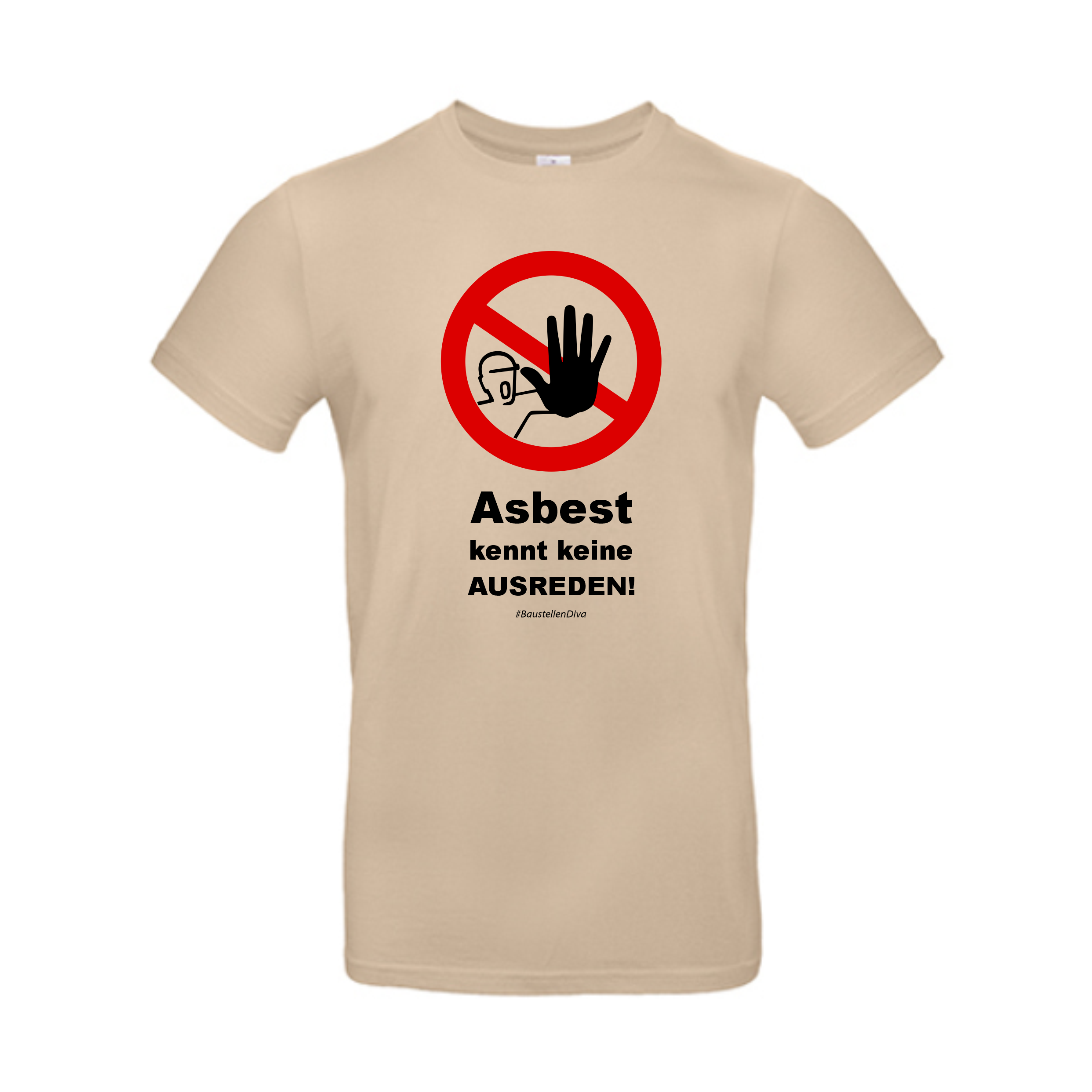 AsbestAusreden T-Shirt Herren Sand.png