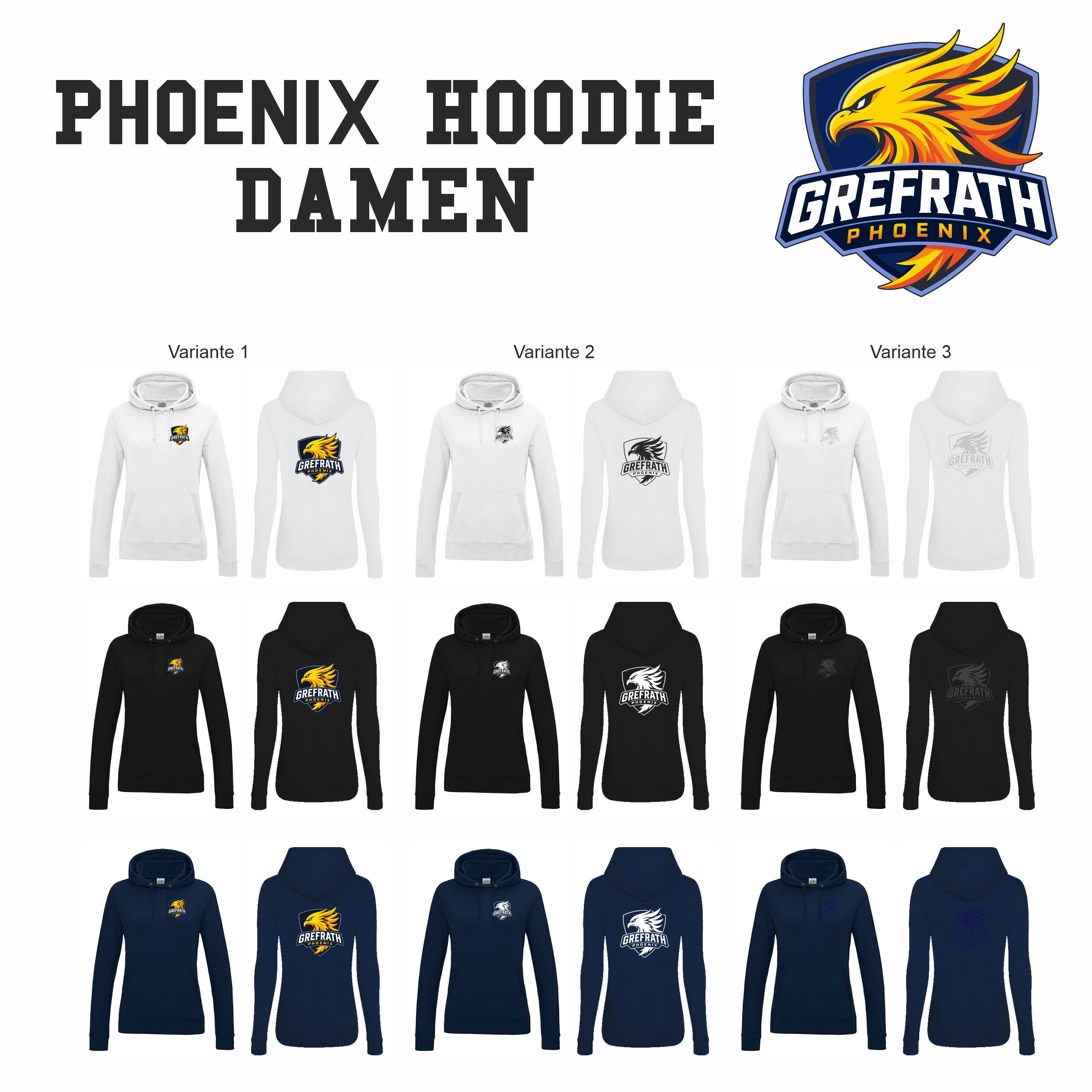 Grefrath Phoenix Hoodie Damen Cover