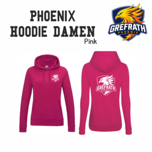 Grefrath Phoenix Phoenix Hoodie Damen pink